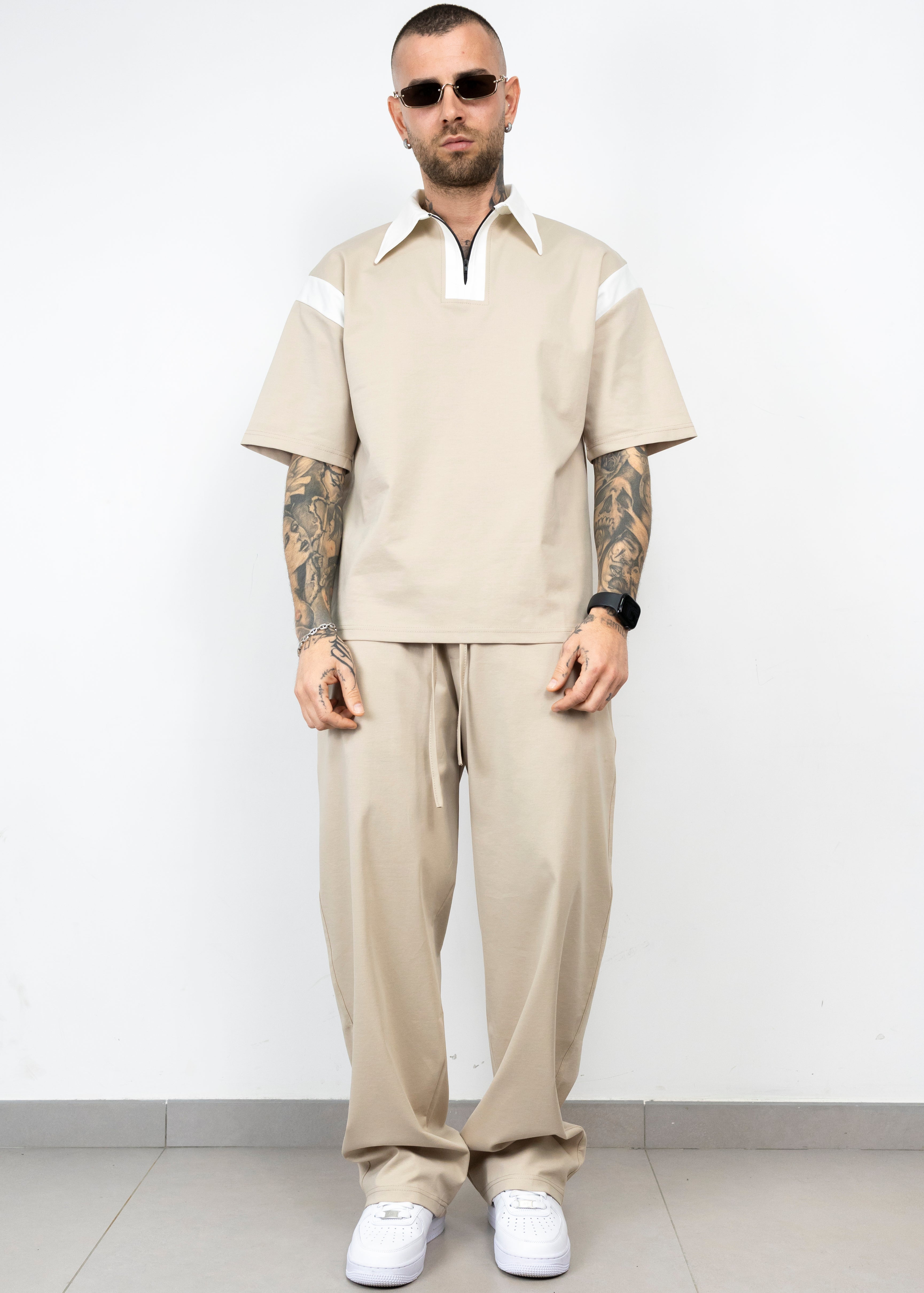 Coordinato polo bicolore