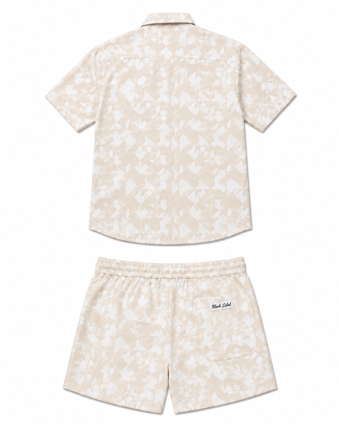 Coordinato mare geometrico beige Black label