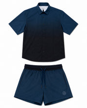 Coordinato mare degrado blu Navy Island coco