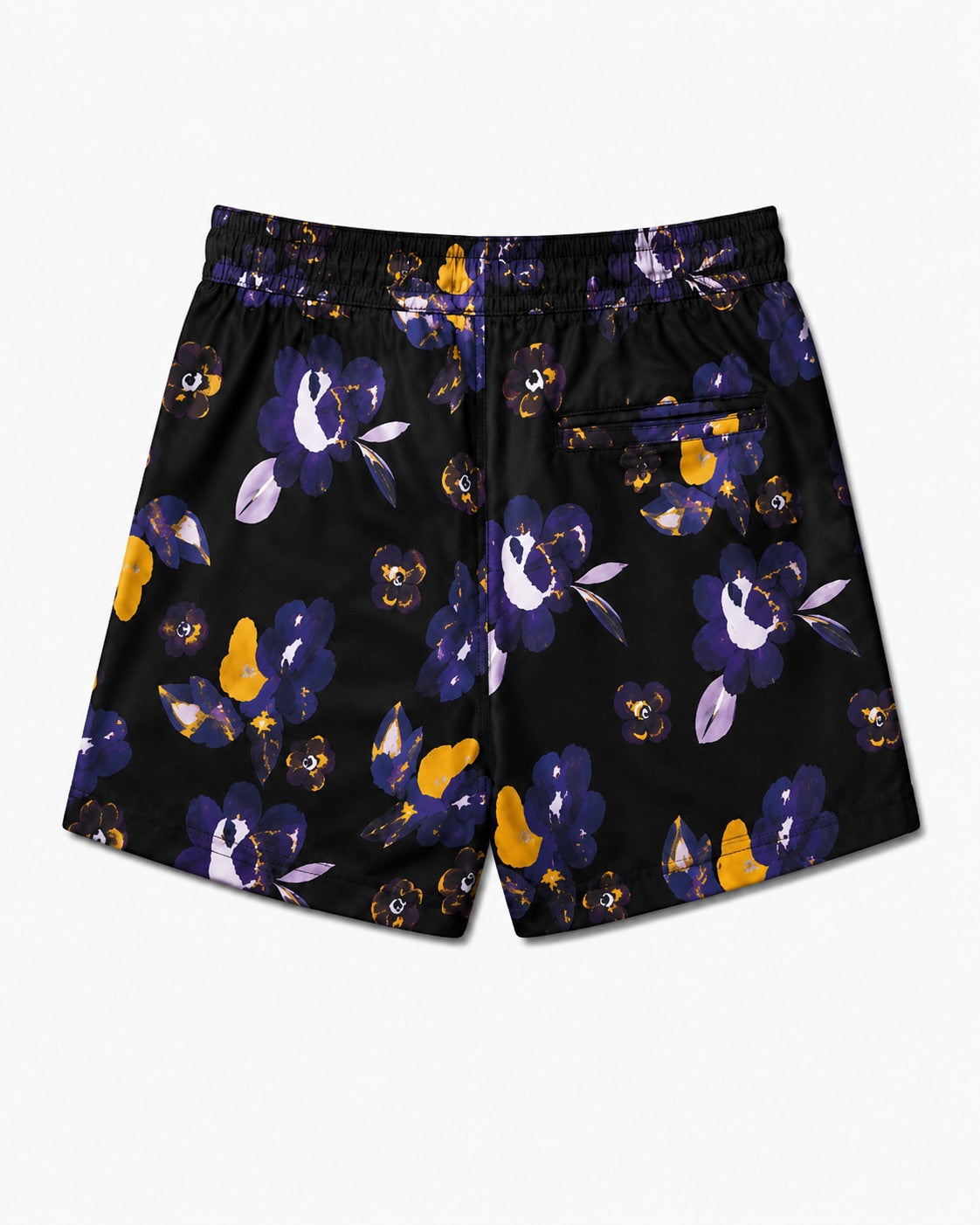 Coordinato mare floreale nero viola Island Coco