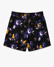 Coordinato mare floreale nero viola Island Coco