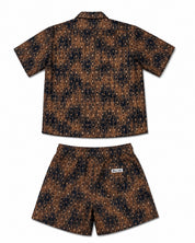 Coordinato Mare Marrone Fantasia Geometrica Black label