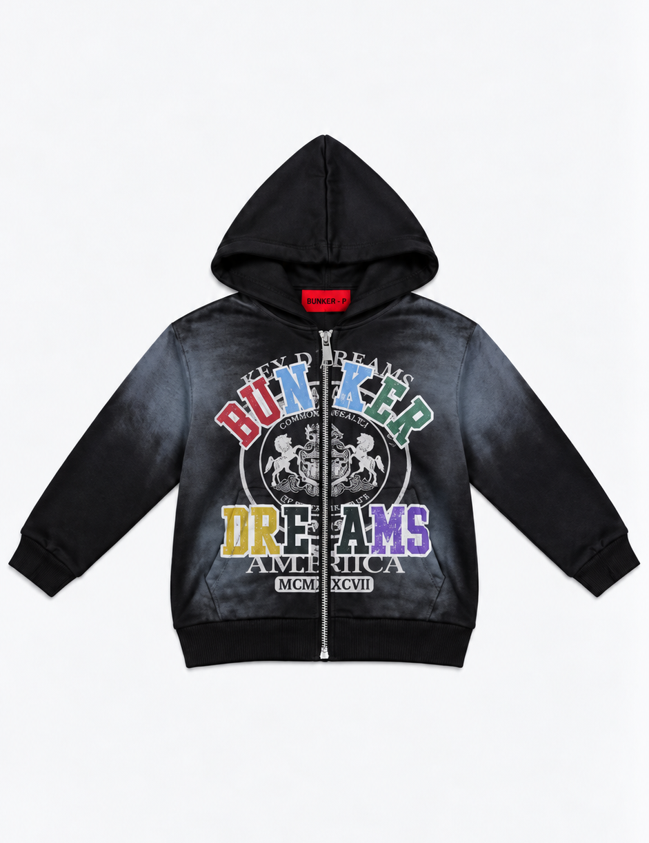 Hoodie Zip Bnk Dreams Strass Junior