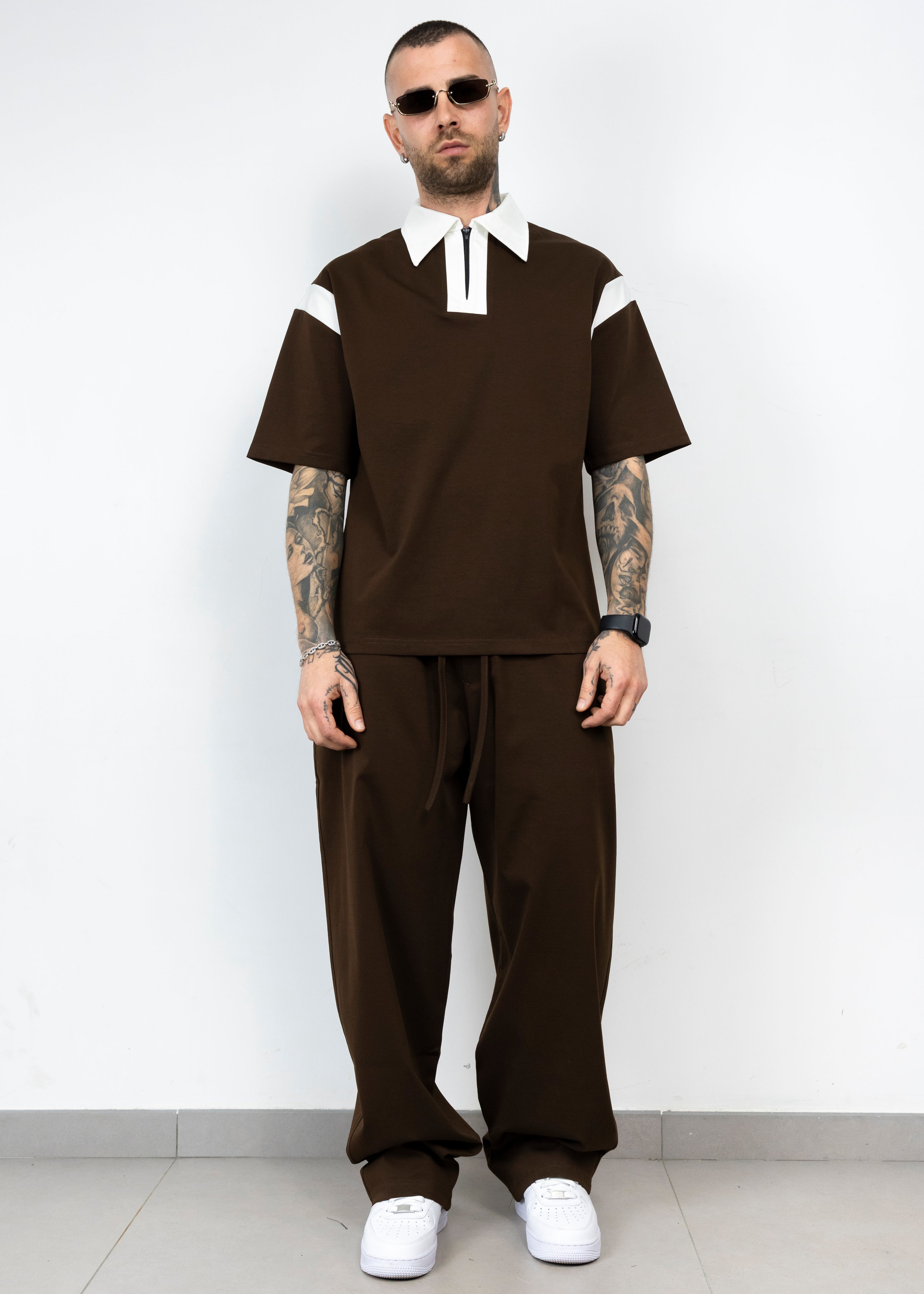 Coordinato polo bicolore