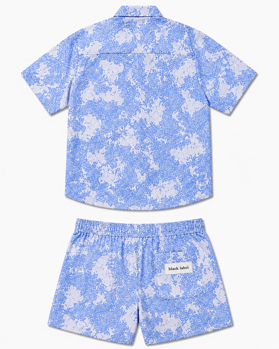 Coordinato mare Fantasia azzurro cielo Back Label