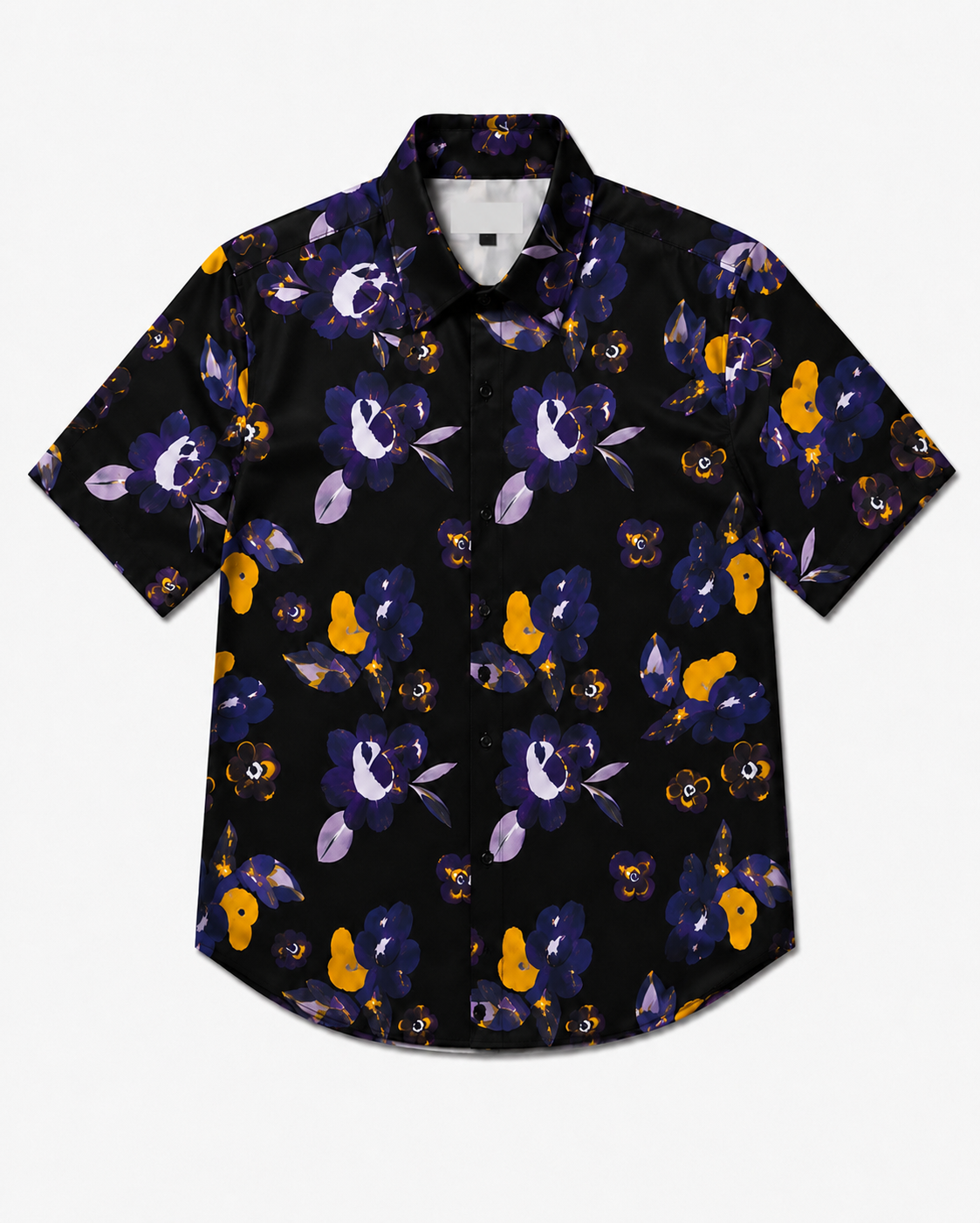 Coordinato mare floreale nero viola Island Coco