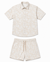 Coordinato mare geometrico beige Black label