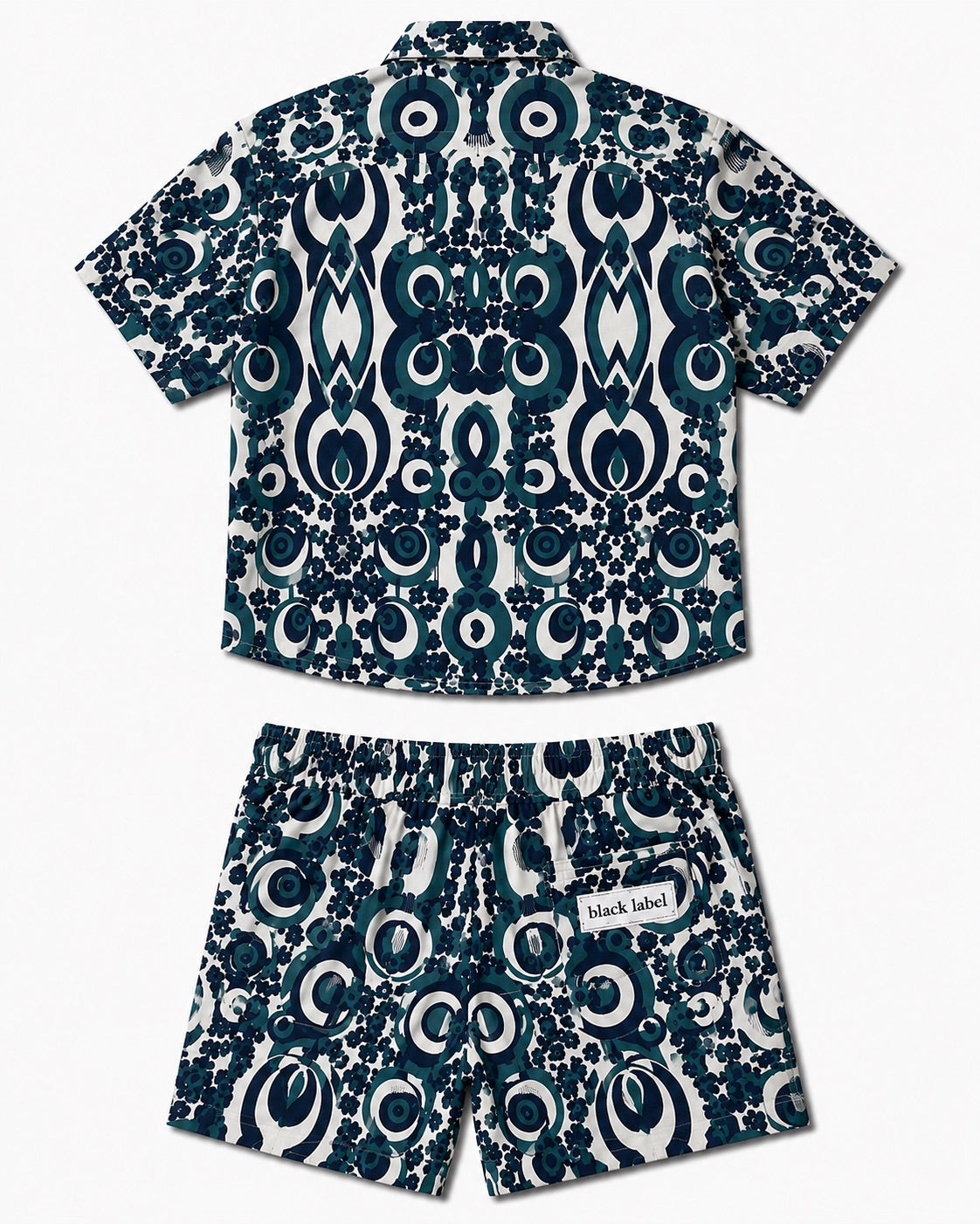 coordinato da mare Retro blu black label