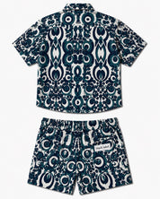 coordinato da mare Retro blu black label