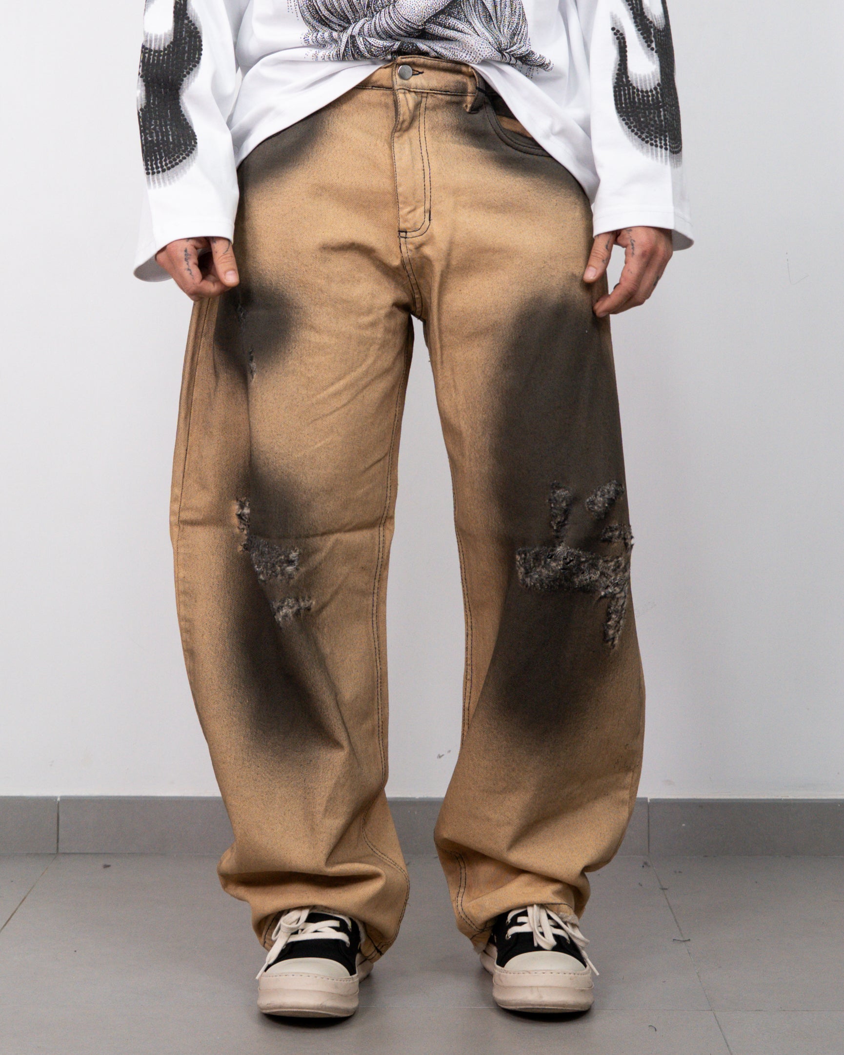 Balloon denim safari