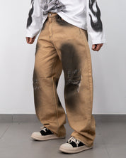 Balloon denim safari