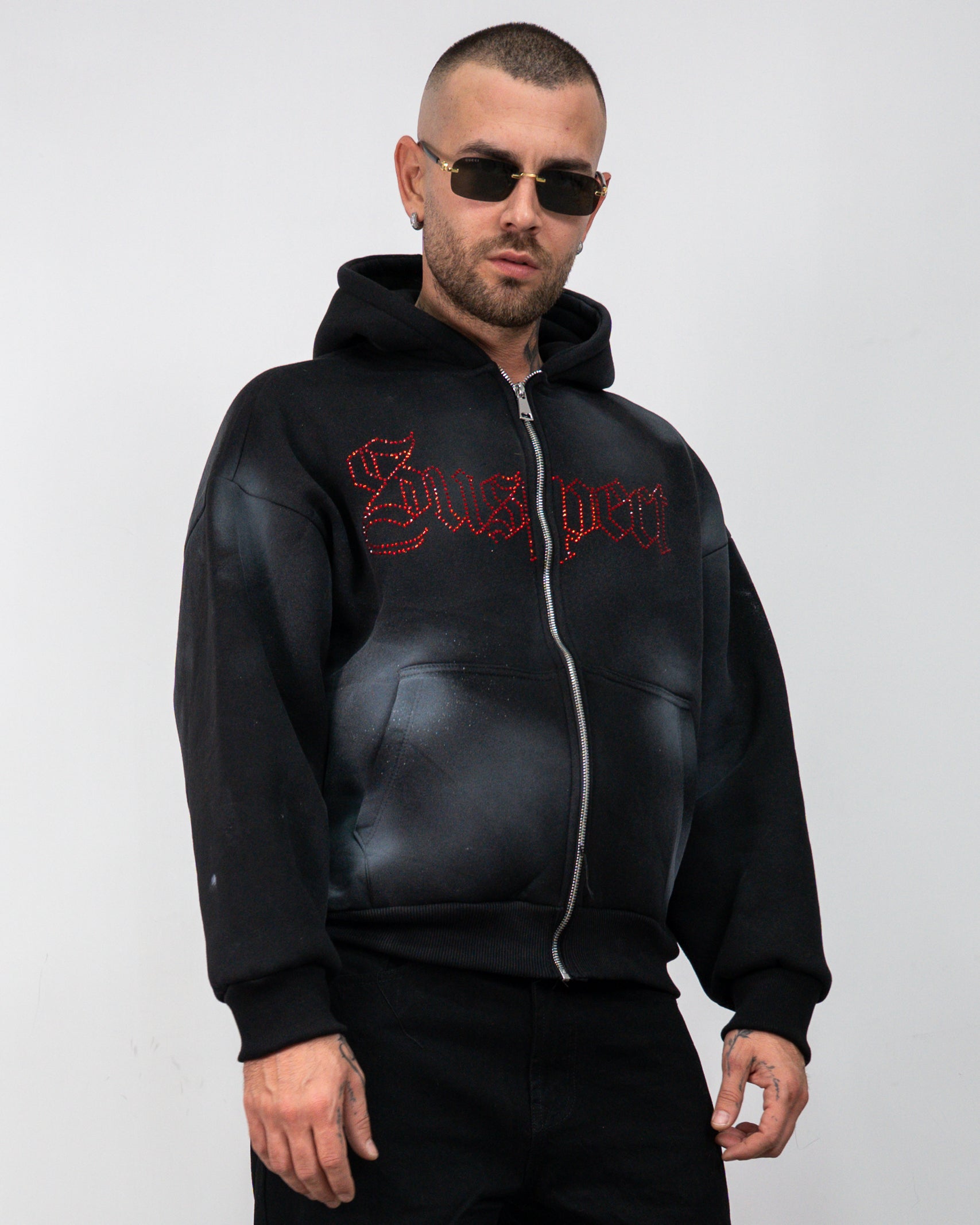 Hoodie zip suspect LV