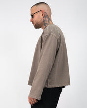 T-shirt long sleeve strass