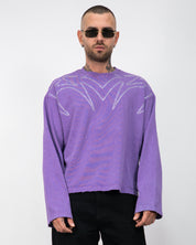 T-shirt long sleeve strass