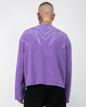 T-shirt long sleeve strass