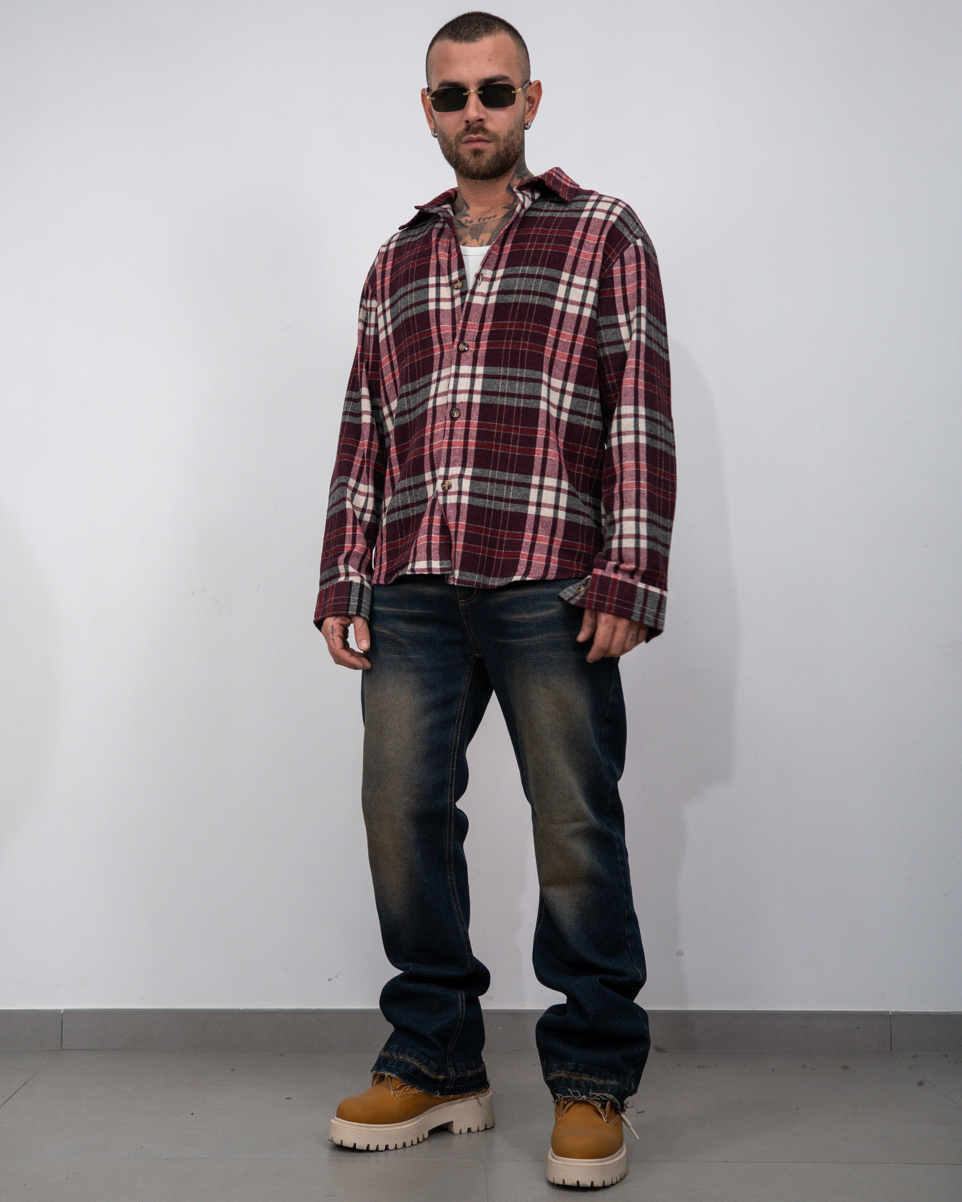 Camicia quadri bicolor