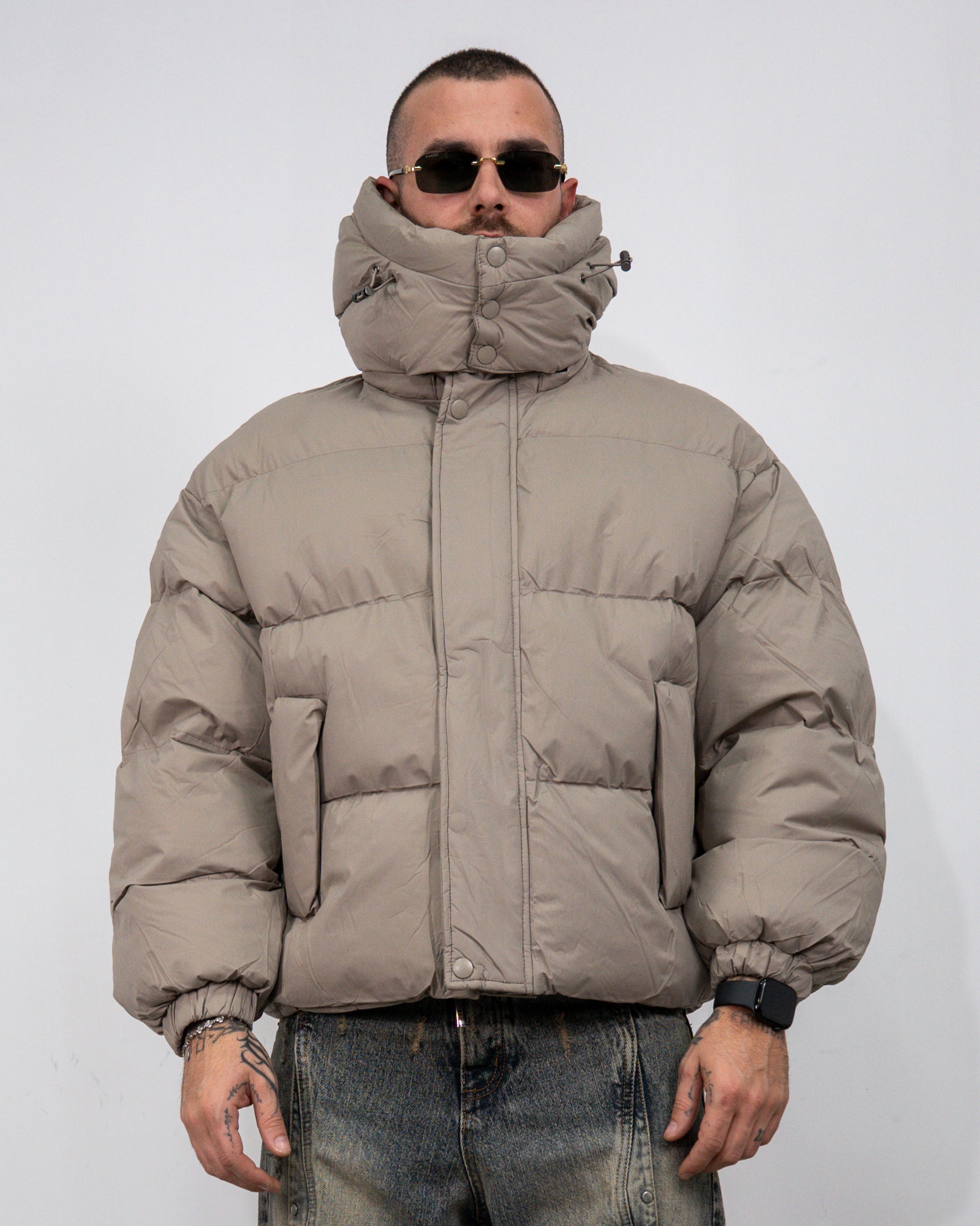 Puffer bomb con cappuccio