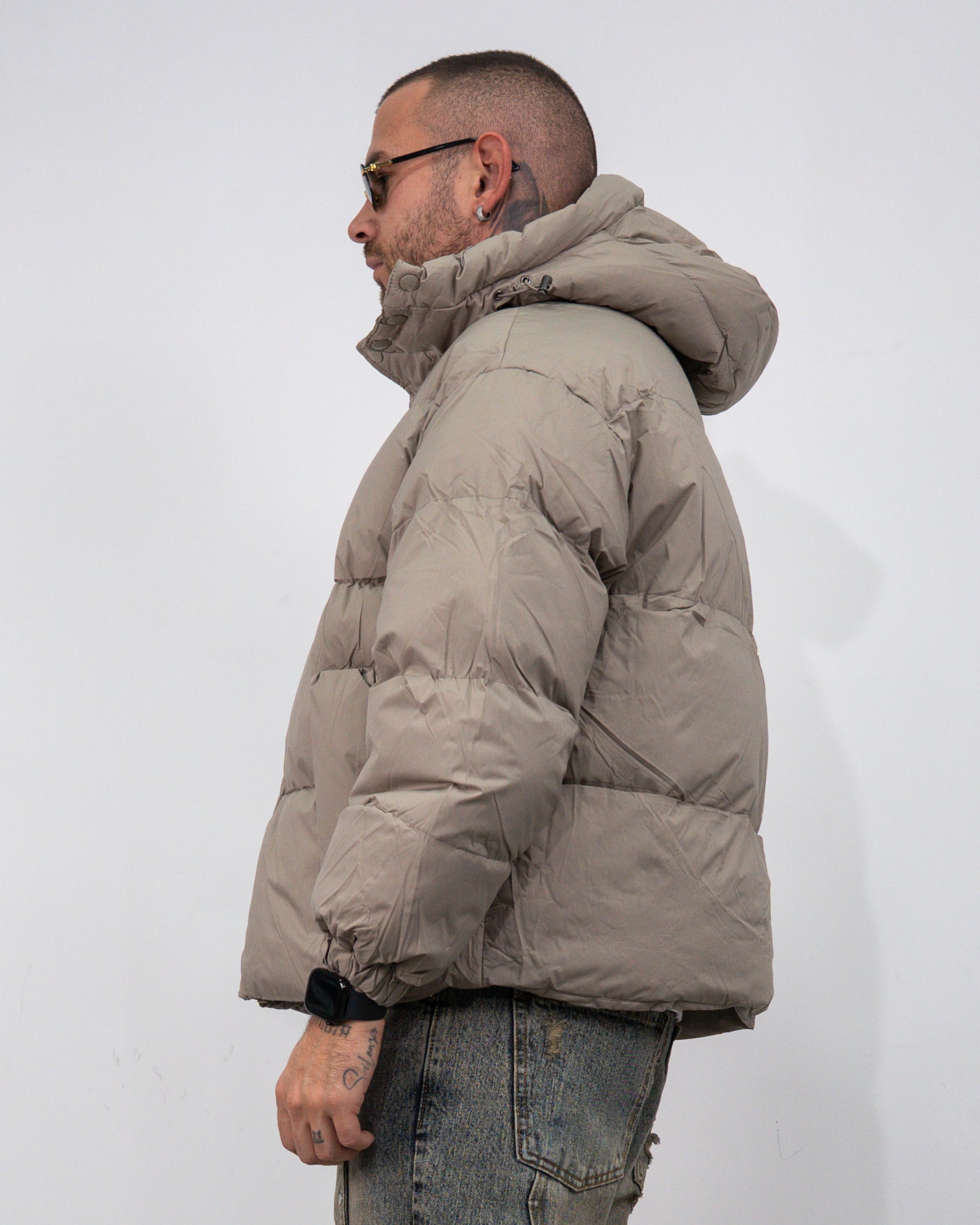 Puffer bomb con cappuccio