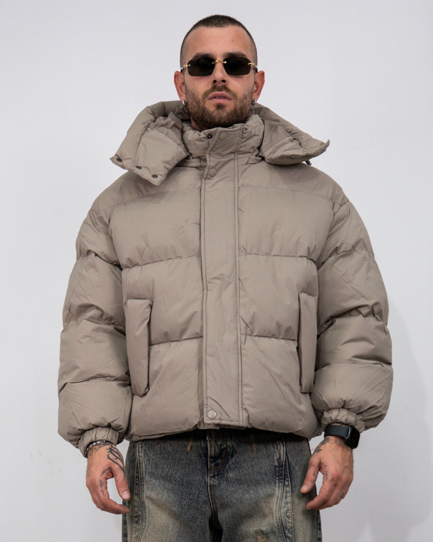 Puffer bomb con cappuccio