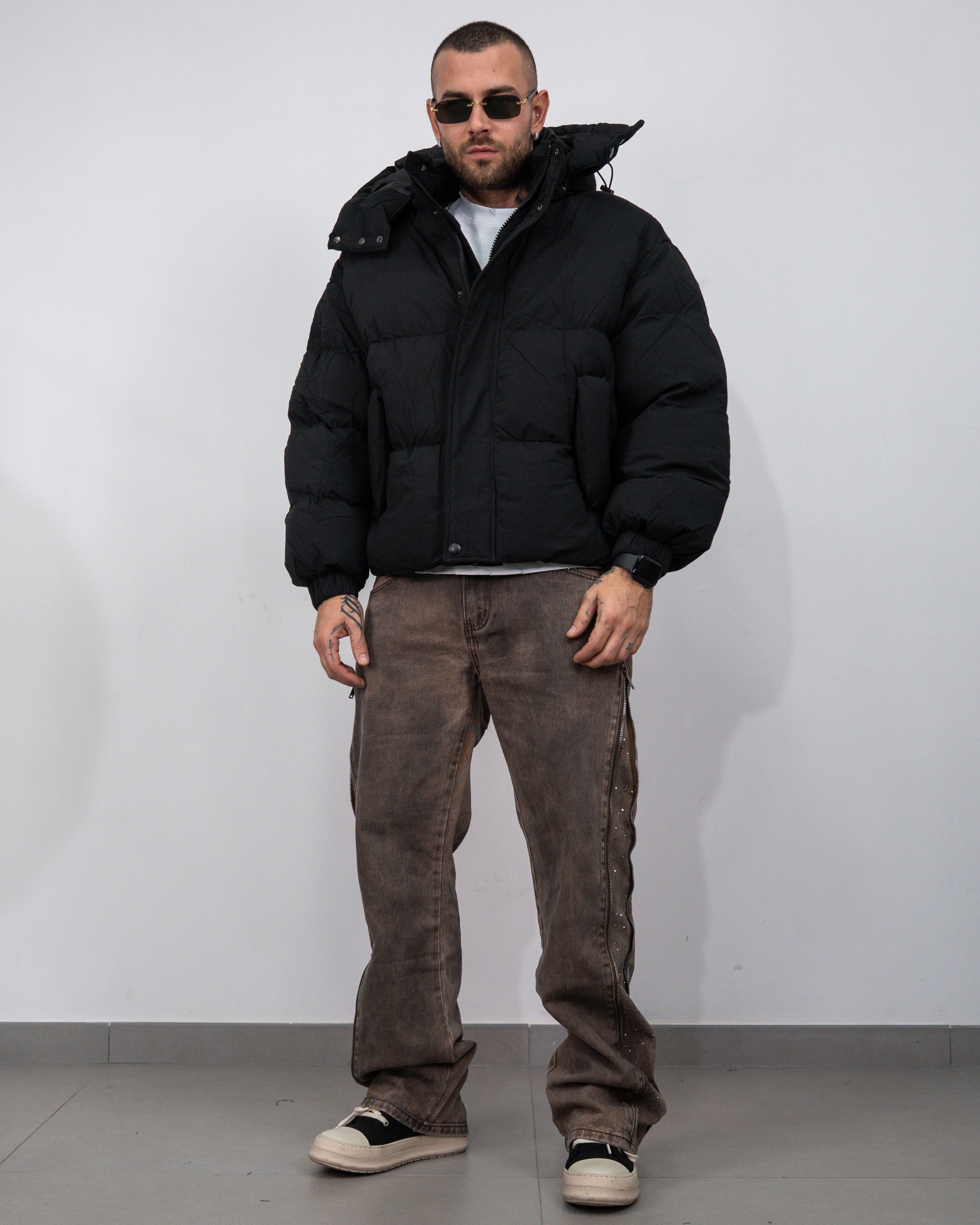 Puffer bomb con cappuccio