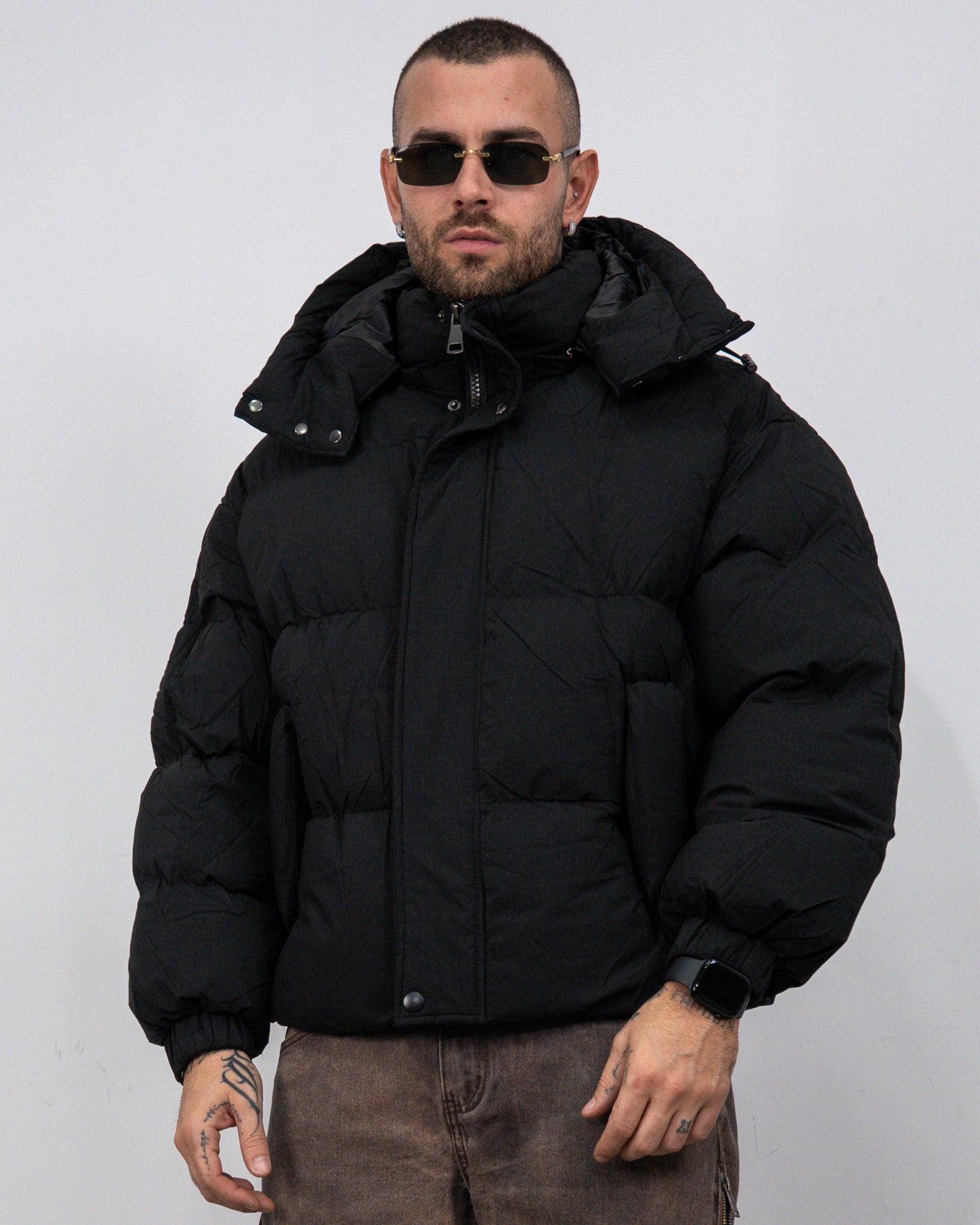 Puffer bomb con cappuccio