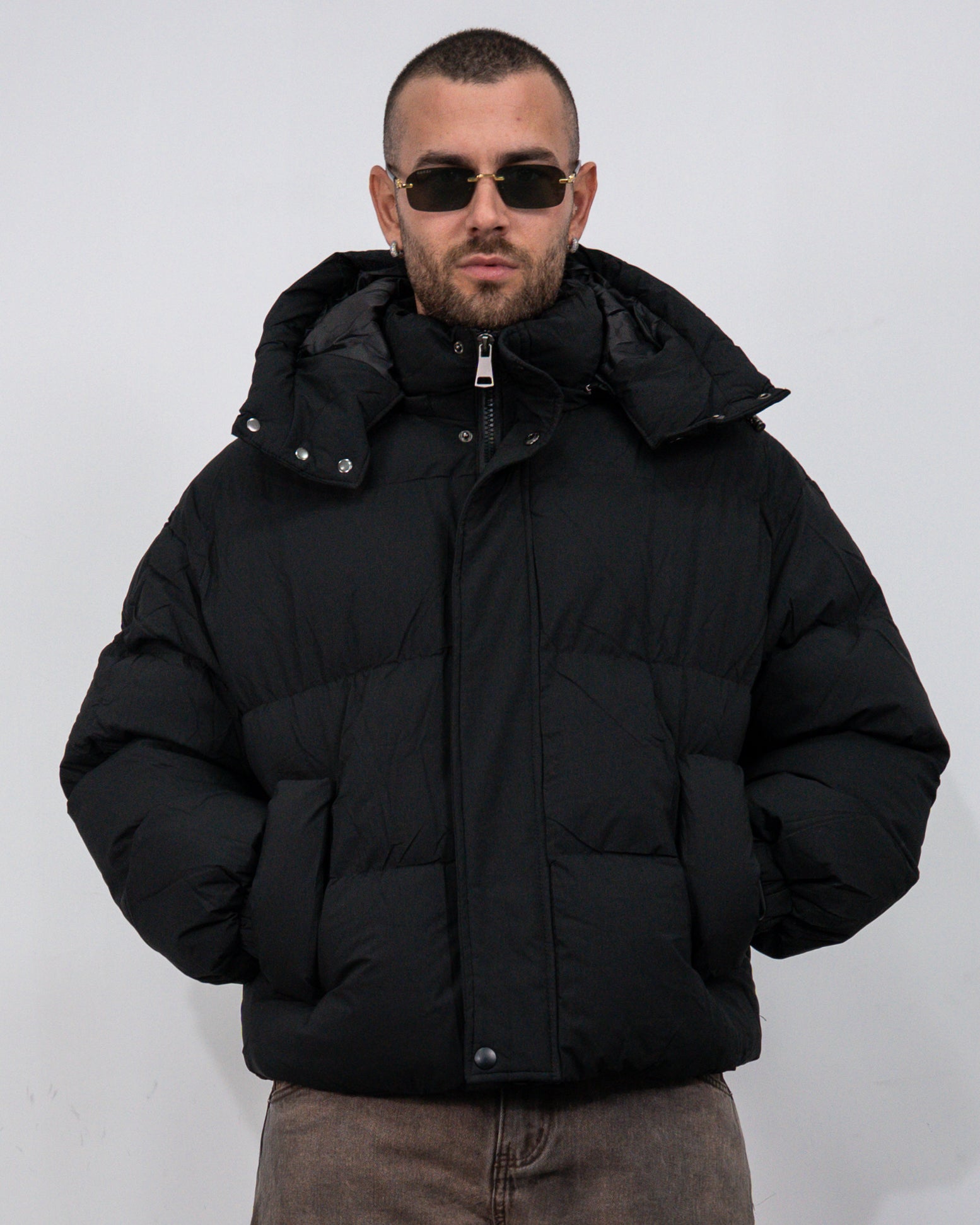 Puffer bomb con cappuccio