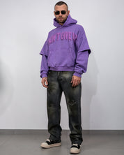 Hoodie double sleeve LV