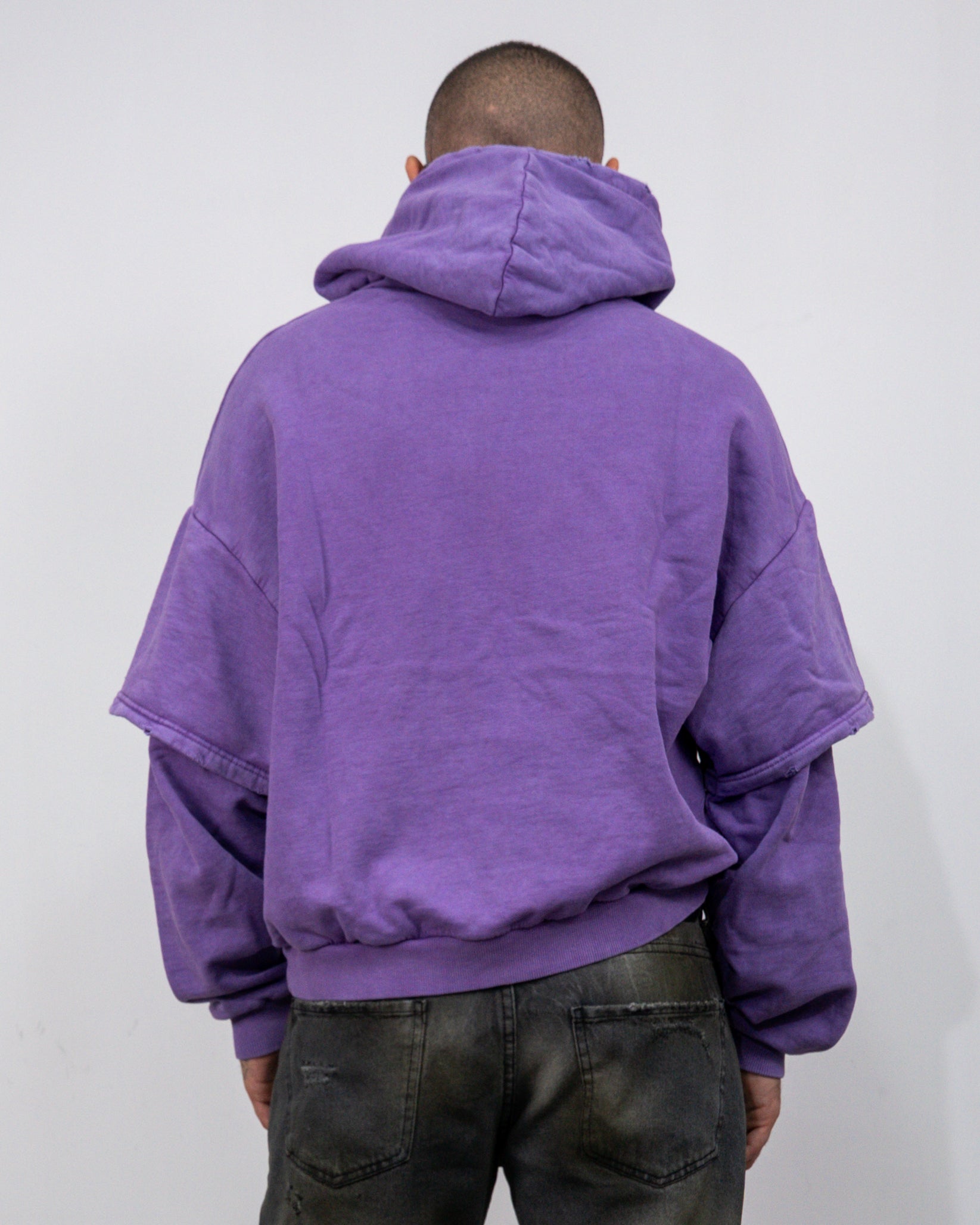 Hoodie double sleeve LV