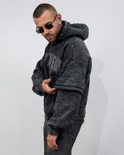 Hoodie double sleeve LV