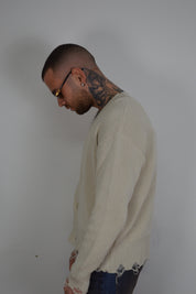 Cardigan abrasioni