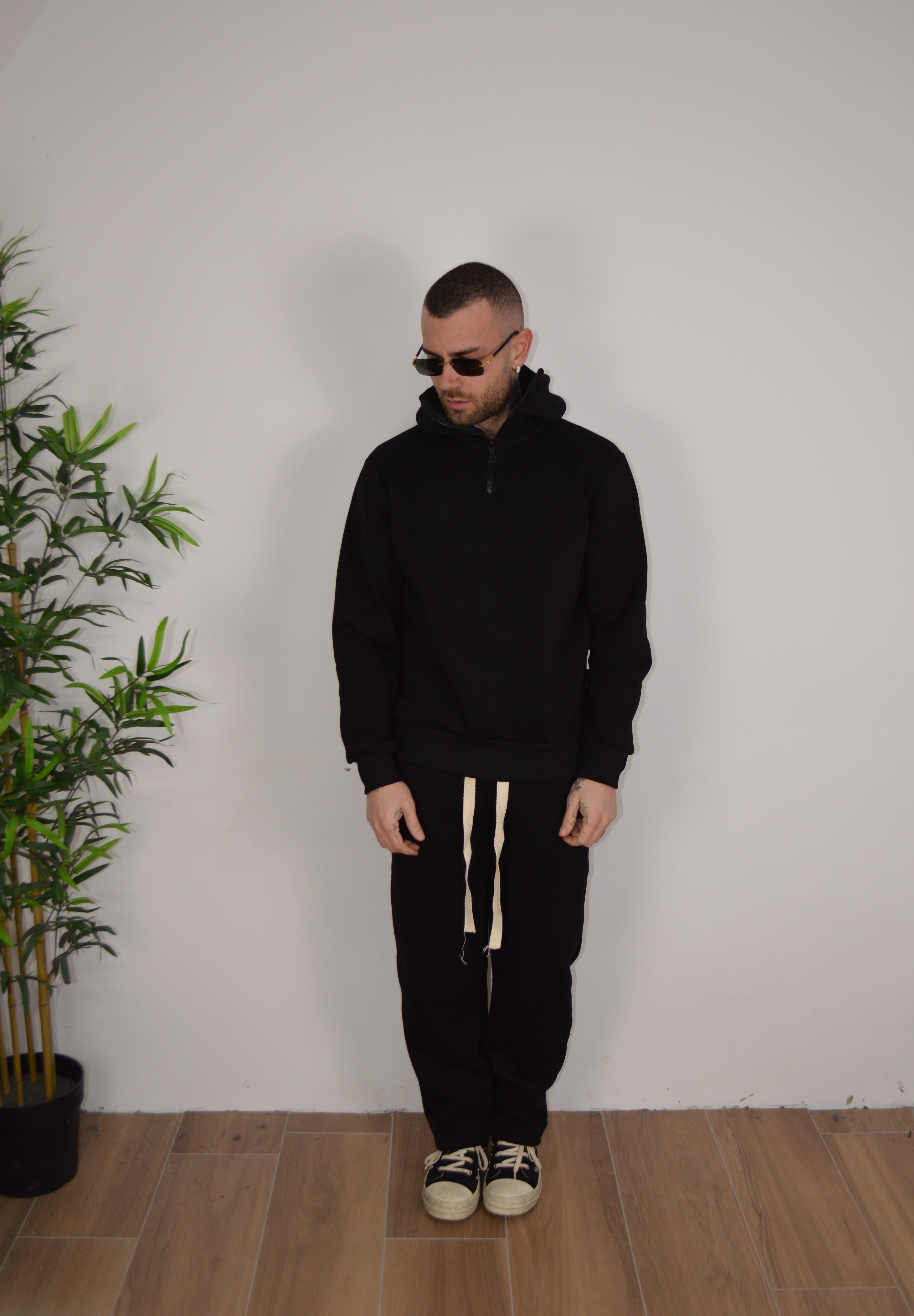 Tuta mezza zip balaclava