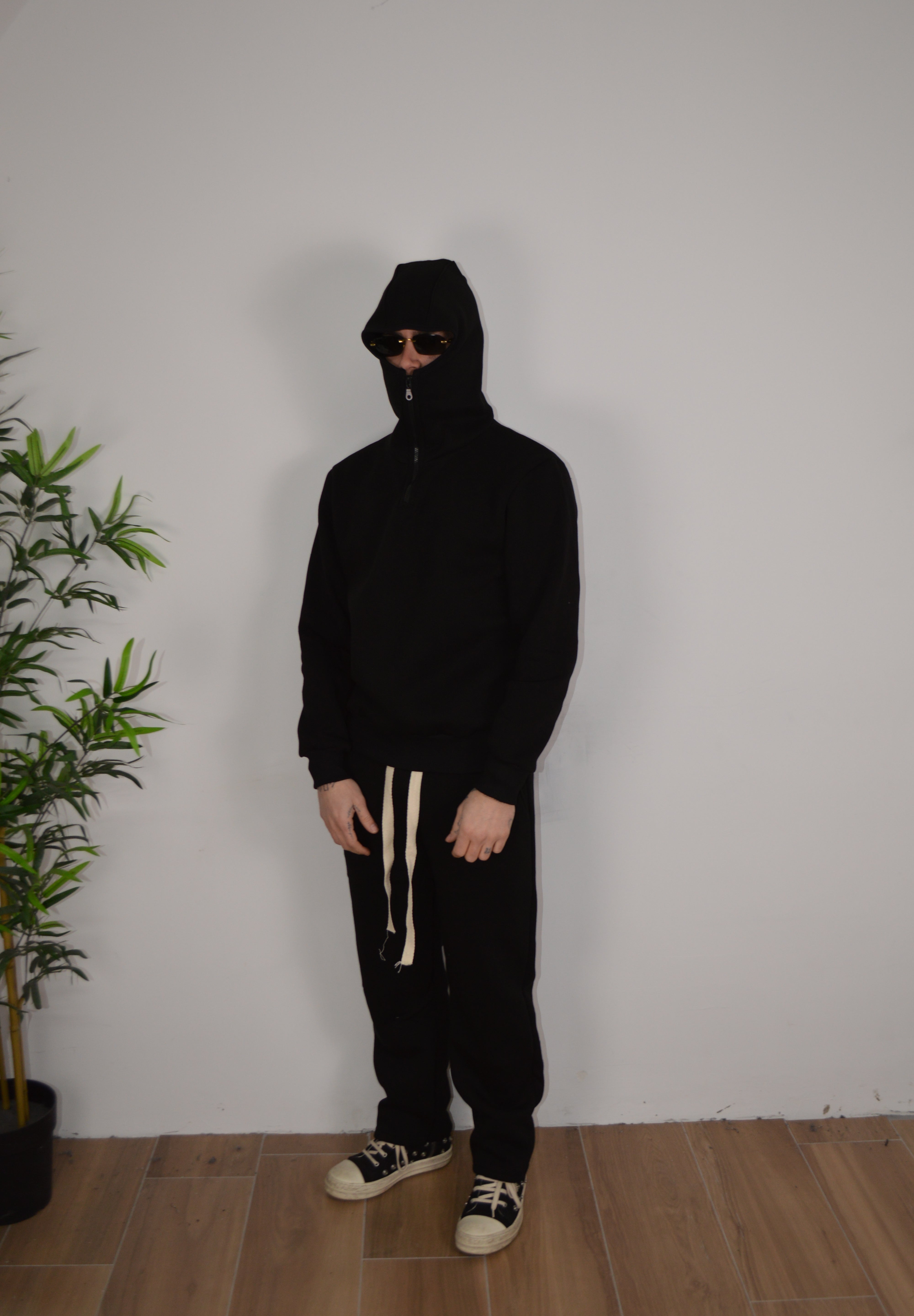 Tuta mezza zip balaclava