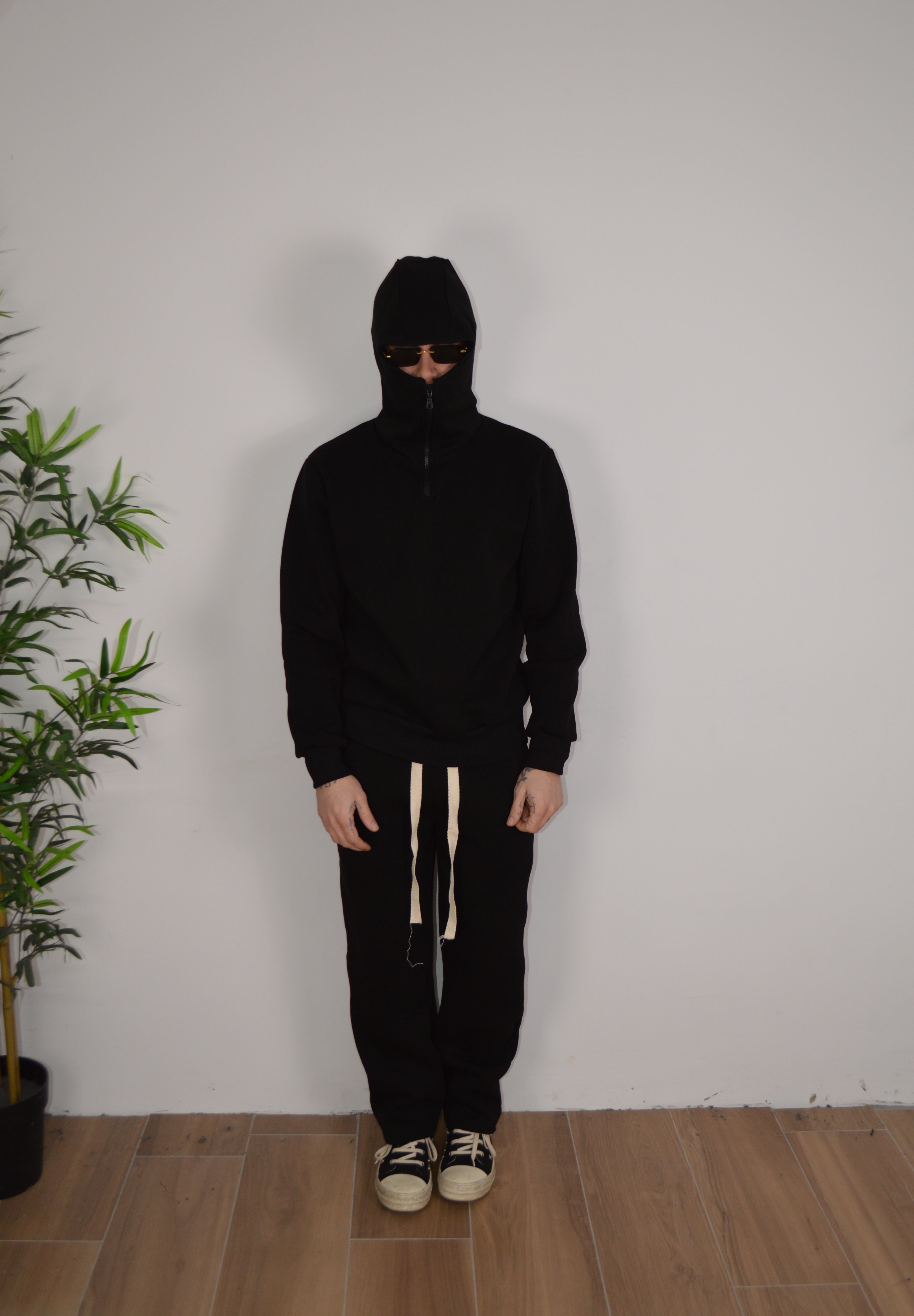Tuta mezza zip balaclava