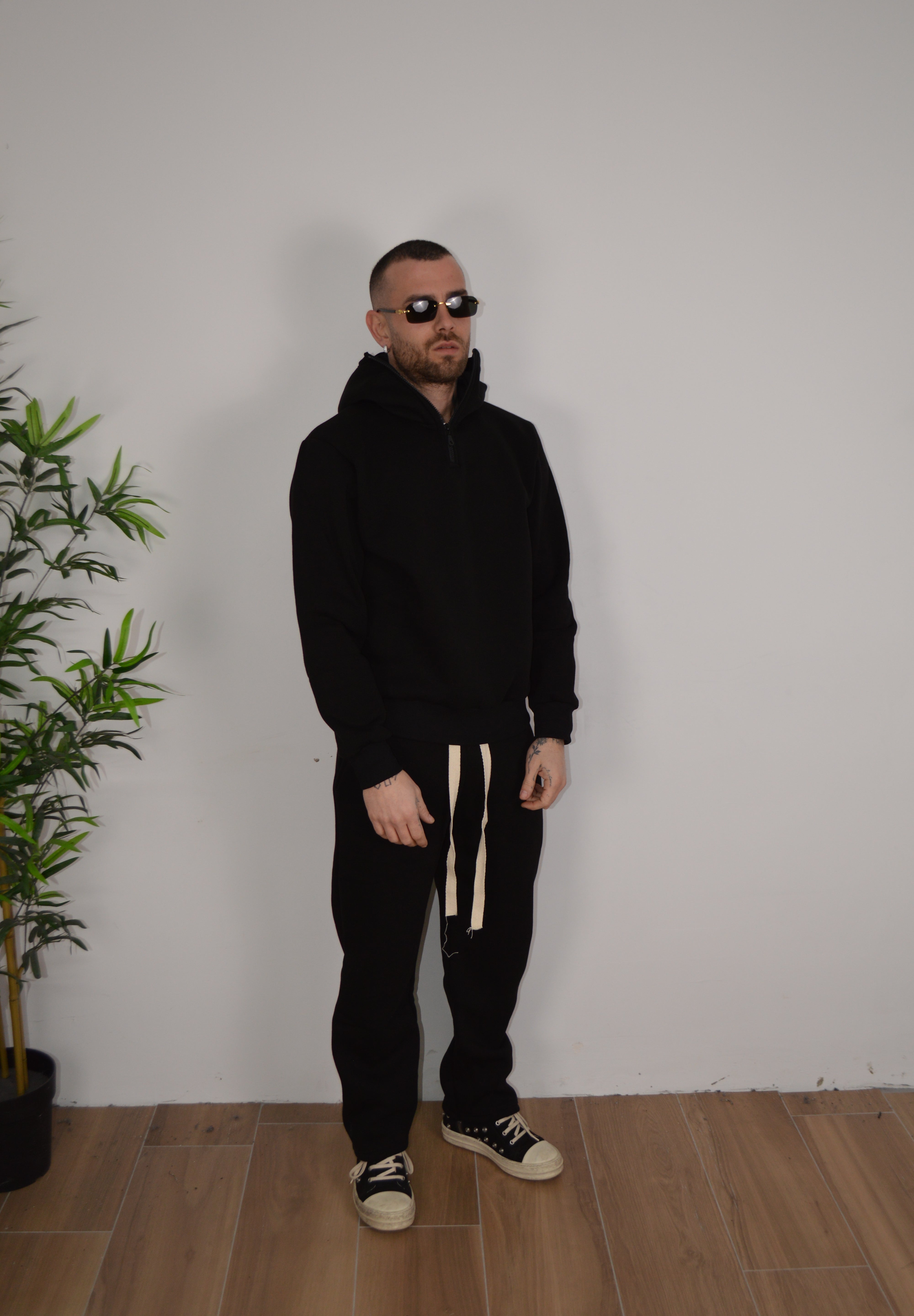 Tuta mezza zip balaclava