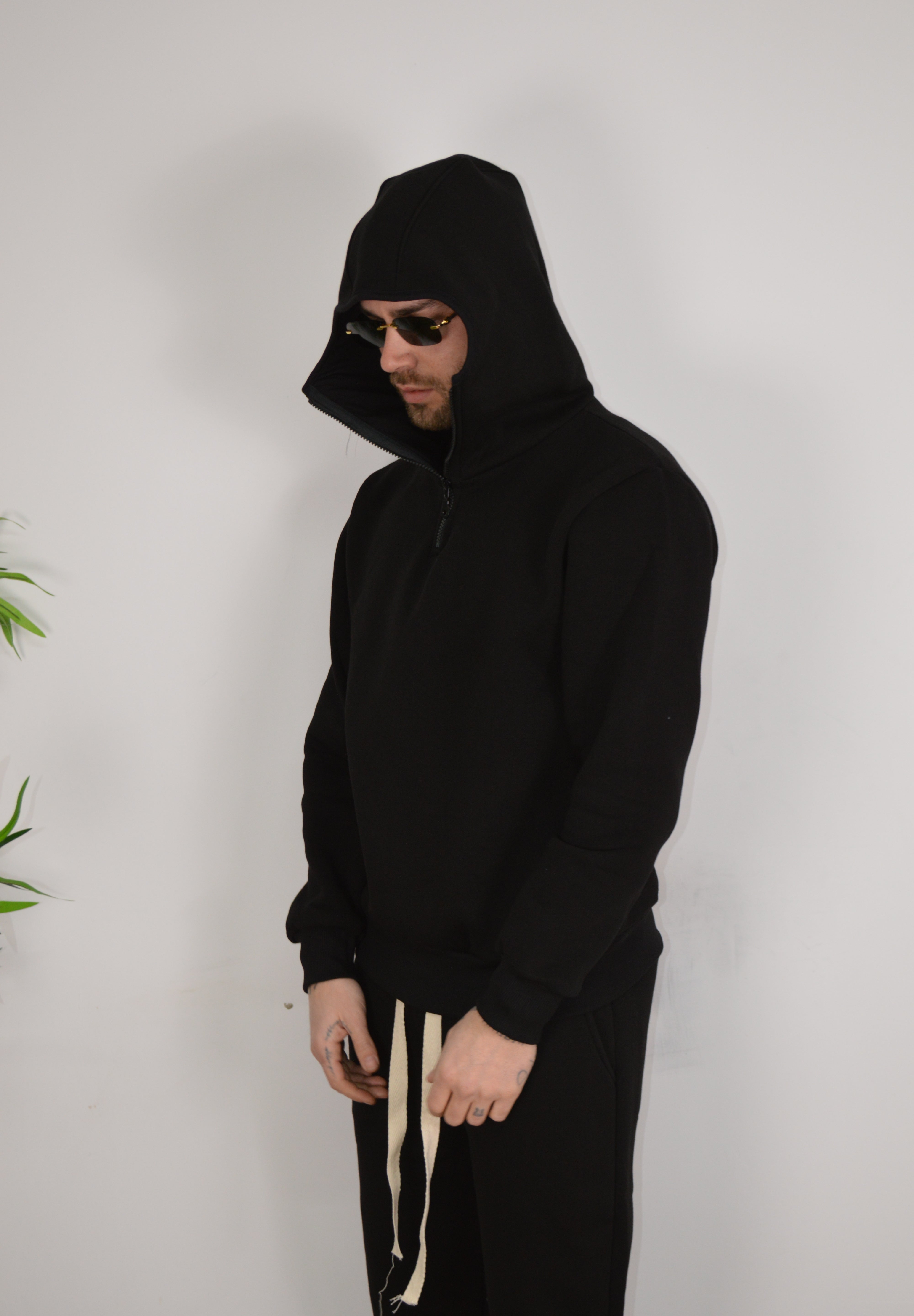 Tuta mezza zip balaclava