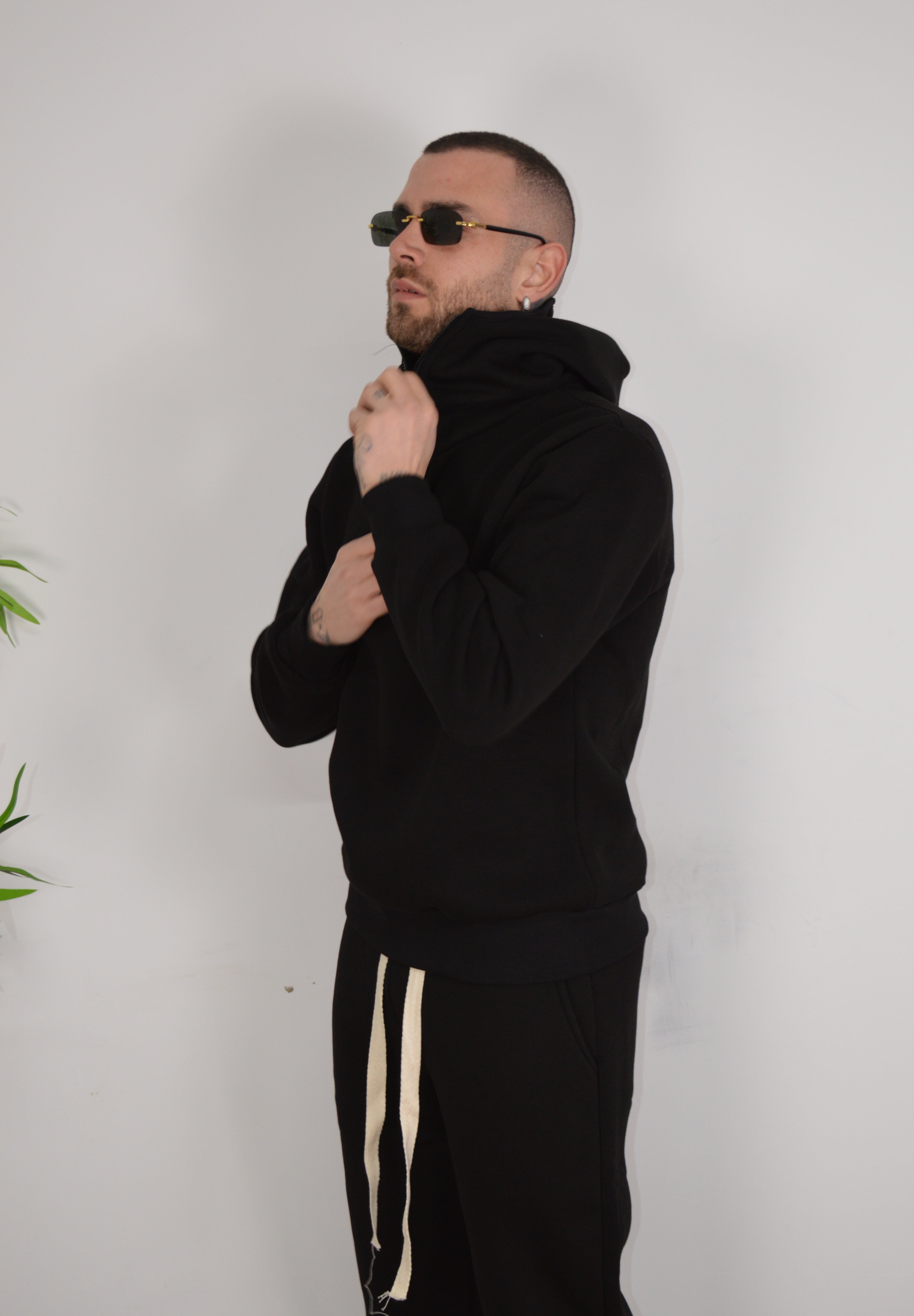 Tuta mezza zip balaclava