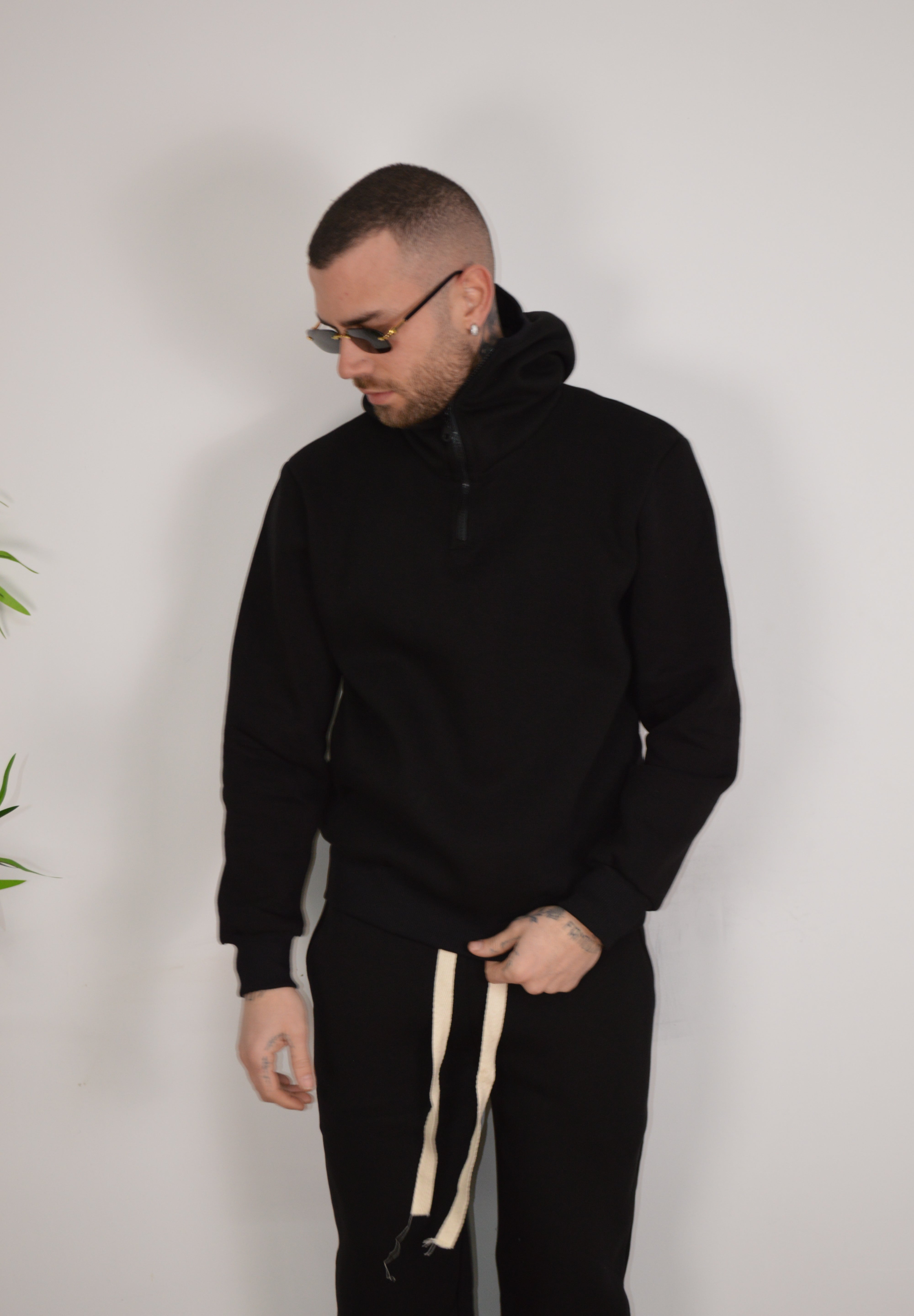 Tuta mezza zip balaclava