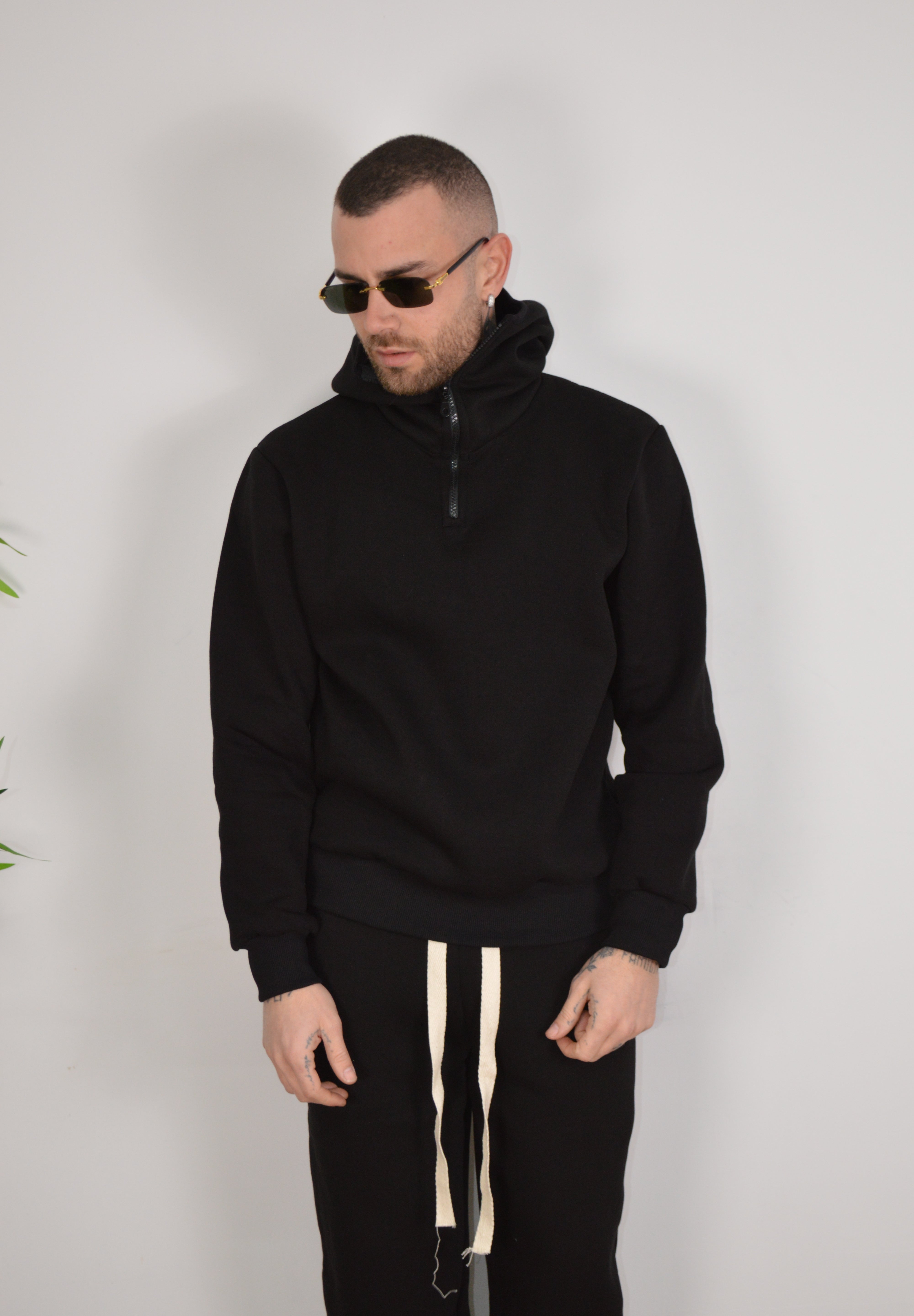 Tuta mezza zip balaclava