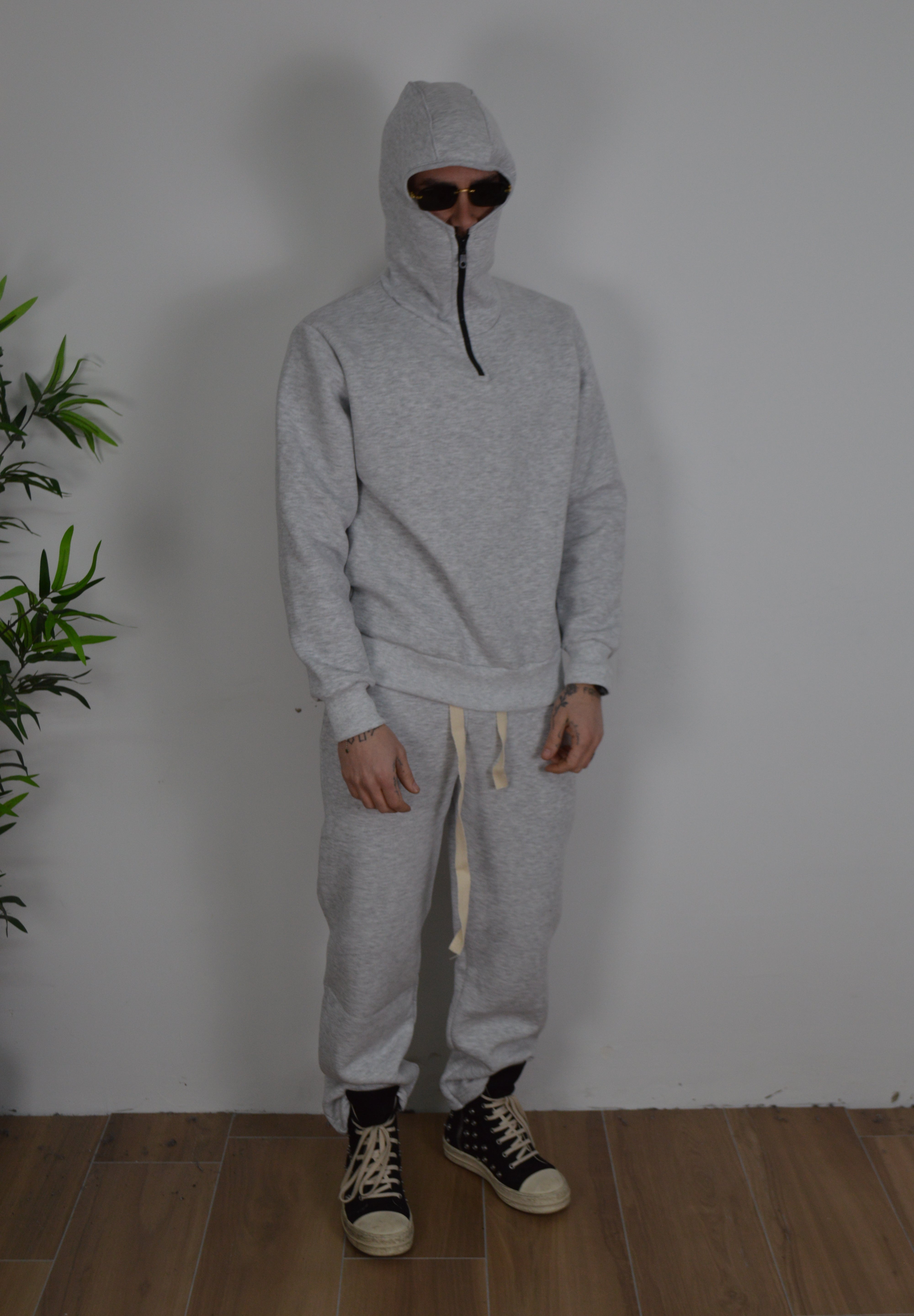 Tuta mezza zip balaclava