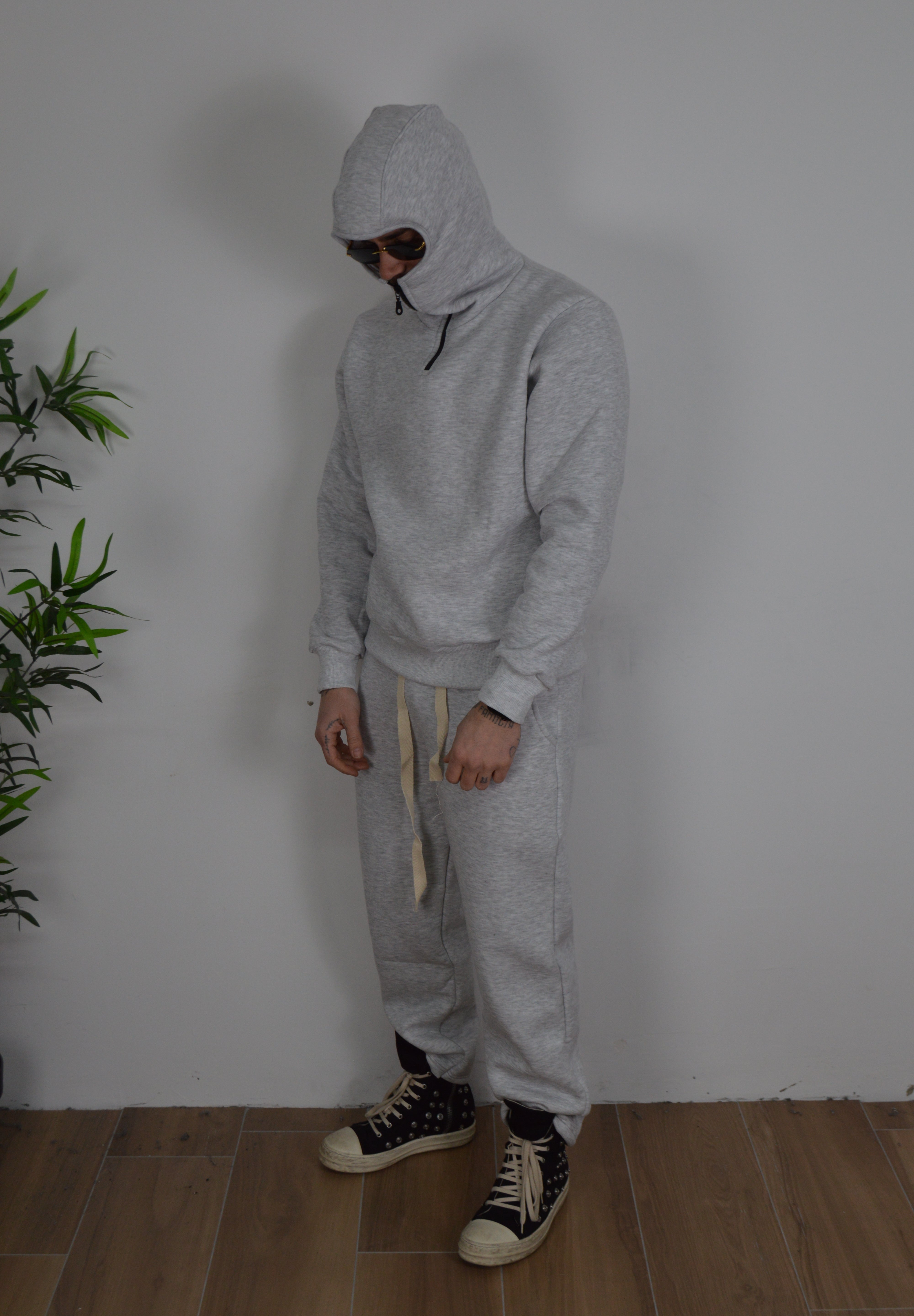 Tuta mezza zip balaclava