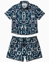 coordinato da mare Retro blu black label