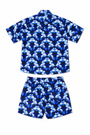 Coordinato mare Geometrico Blu PSALM