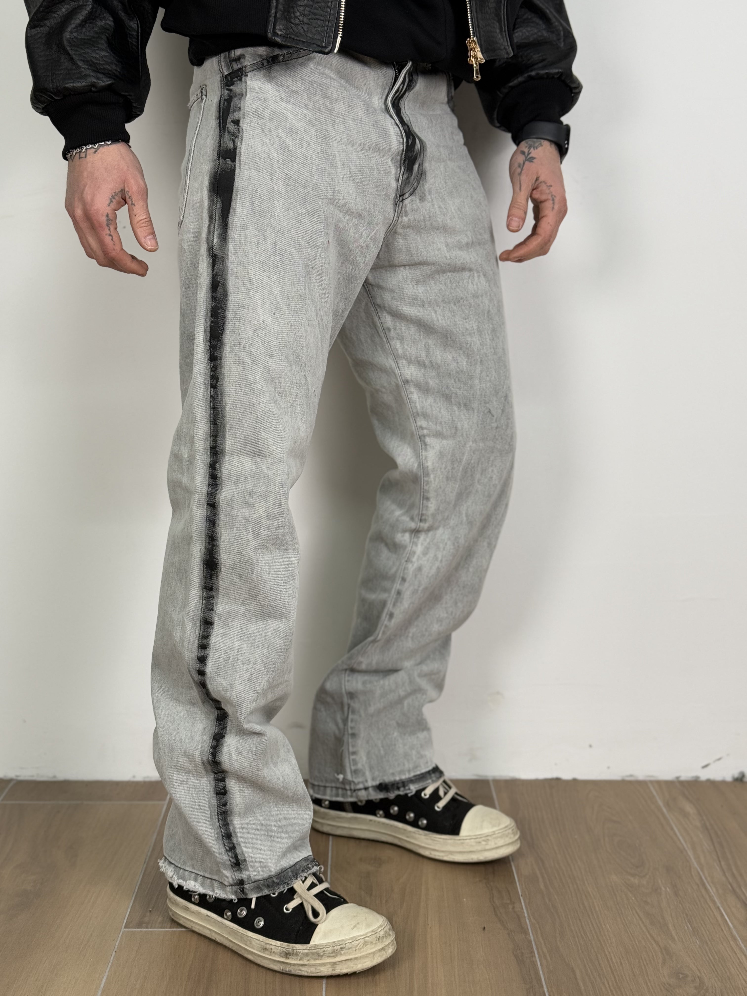 Baggy denim grey