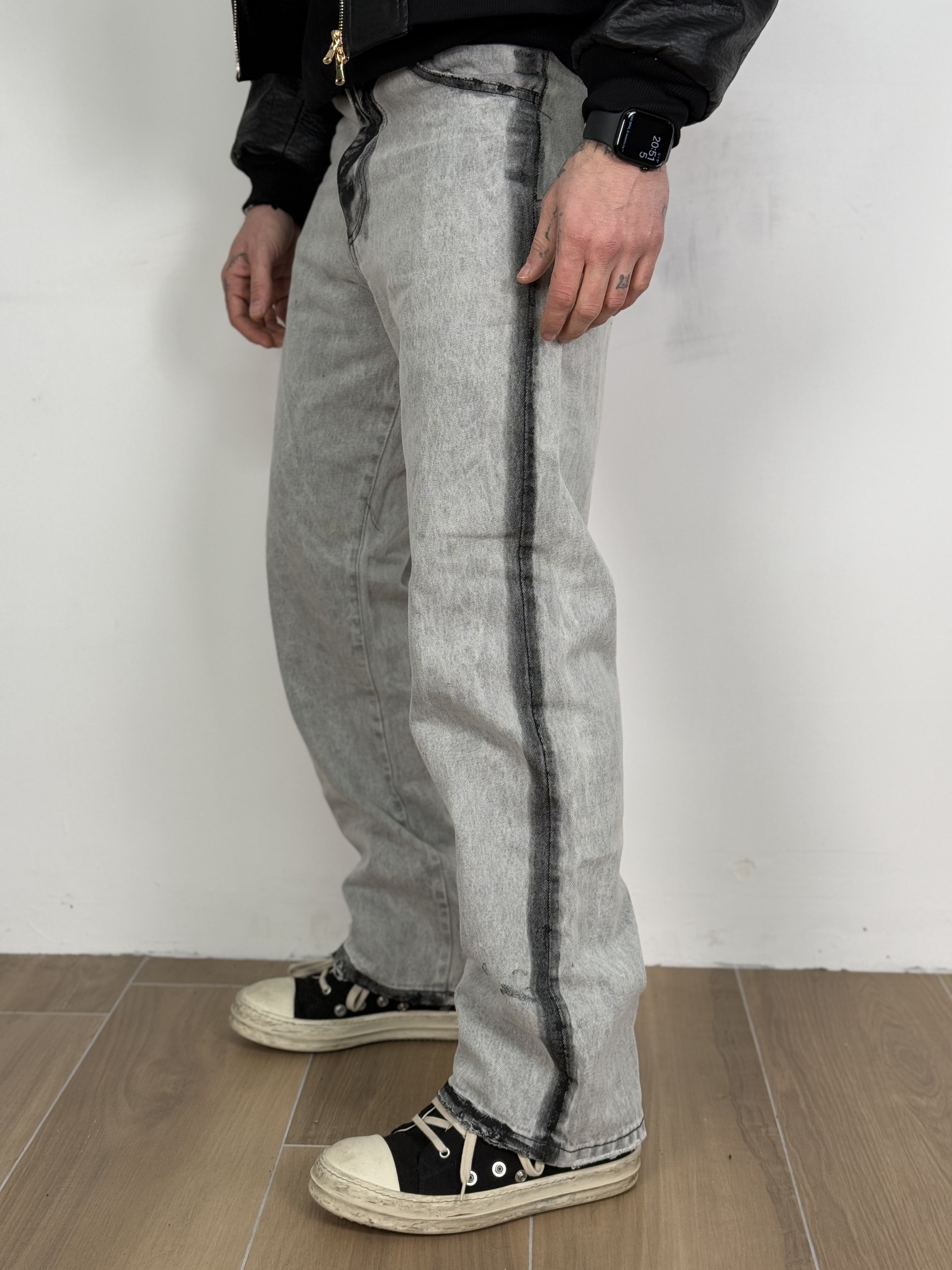 Baggy denim grey