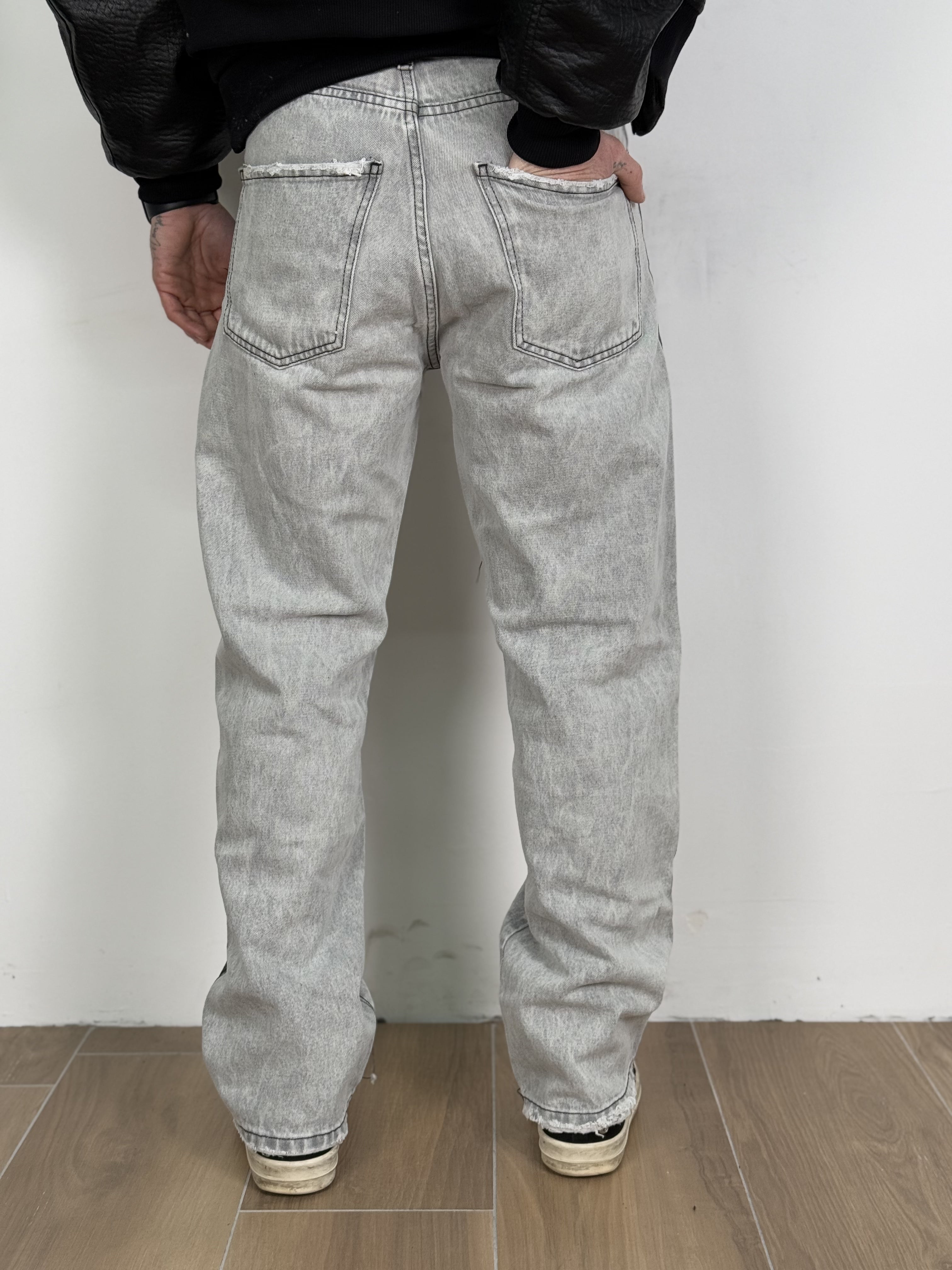 Baggy denim grey