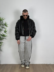 Baggy denim grey