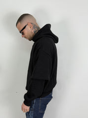 Felpa boxy double