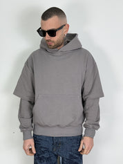 Felpa boxy double