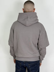 Felpa boxy double