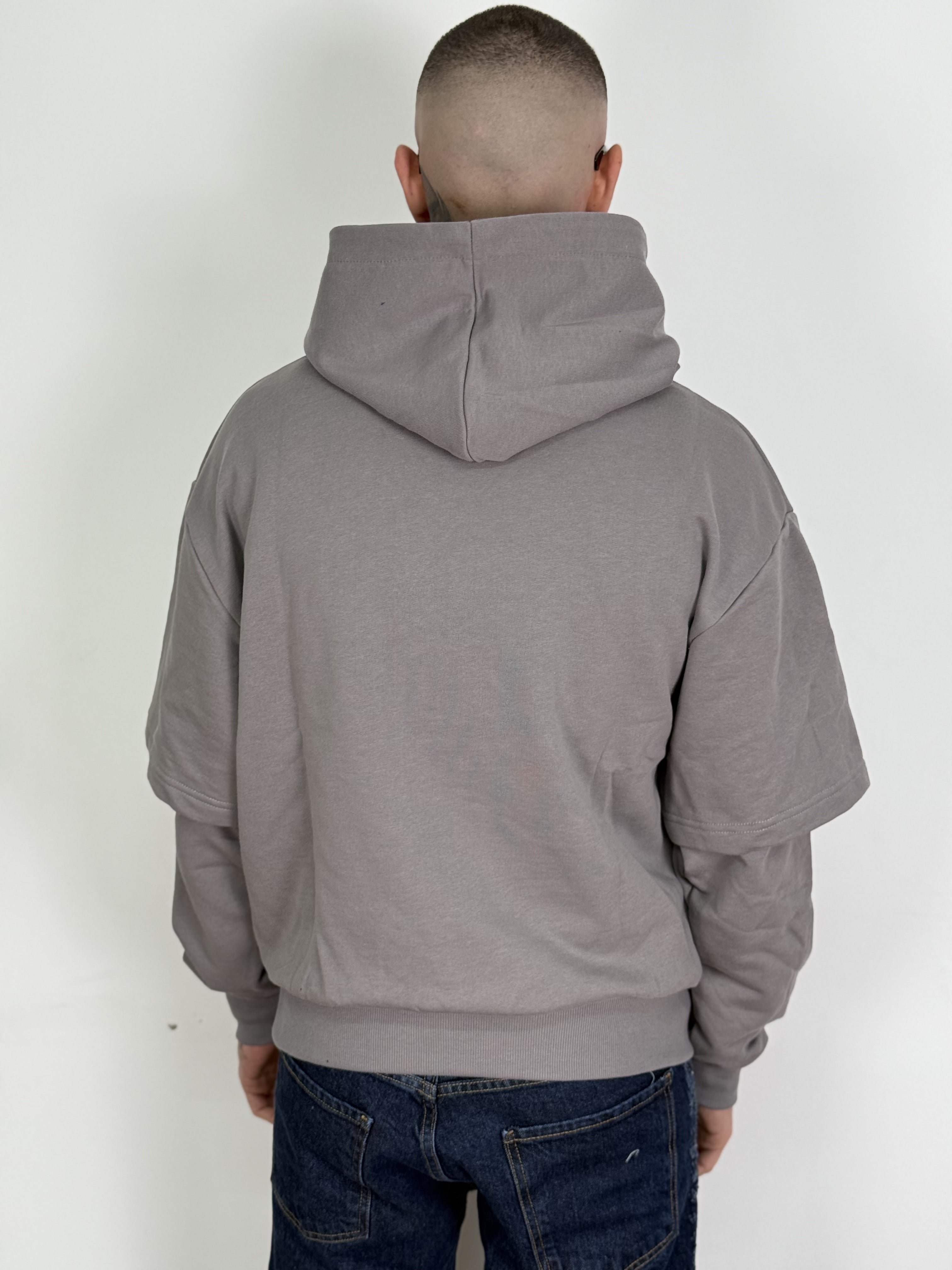 Felpa boxy double